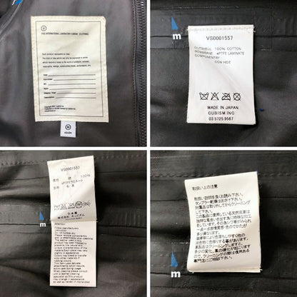 中古◆ヴィズヴィム ビズビム PFD ジャケット コットン ラミネート加工 ゴアテックス チェック メンズ レッド サイズM VS0001557 visvim 【AFB52】