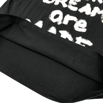 中古◆モンクレール アリシアキーズ Tシャツ バックプリント ユニセックス サイズ2 ブラック Moncler×Alicia Keys 【AFB8】