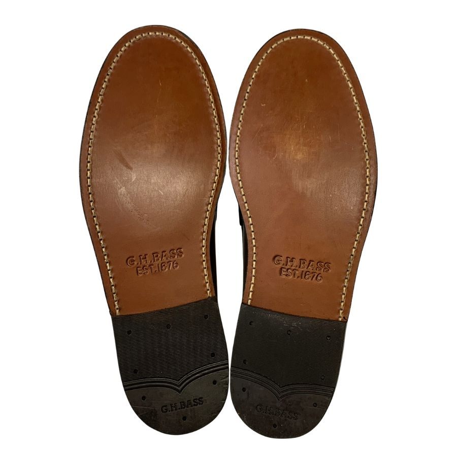 ジーエイチバス ローファー ウィージャンズ ラーソン サイズ9 メンズ ブラウン系 G.H.Bass&Co. WEEJUNS LARSON ローファー 約27.0cm【LA】【中古】