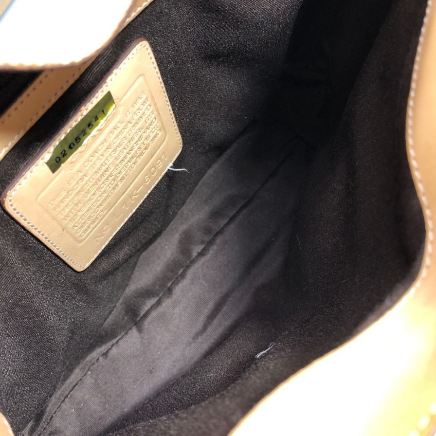 コーチ ワンショルダーバッグ シグネチャー キャンバス×レザー ベージュ レディース 6091 COACH【AFI28】
