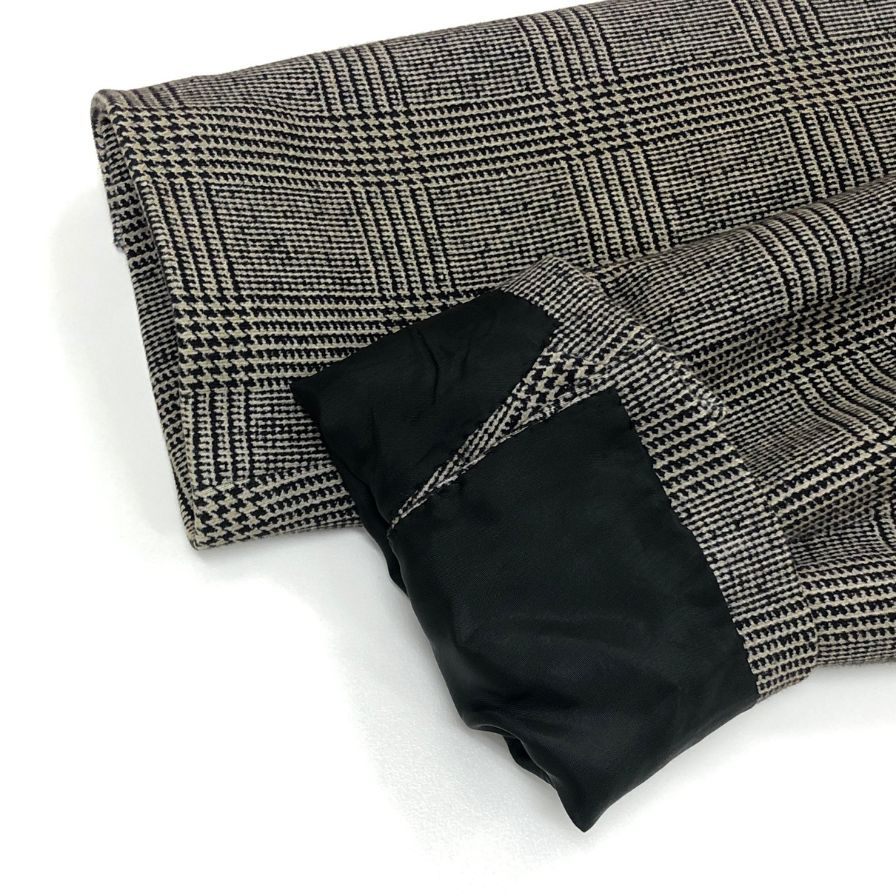 美品◆チルコロ テーラードジャケット 1901 ダブル グレンチェック グレー系 メンズ サイズ 46 CIRCOLO 1901 【AFB30】