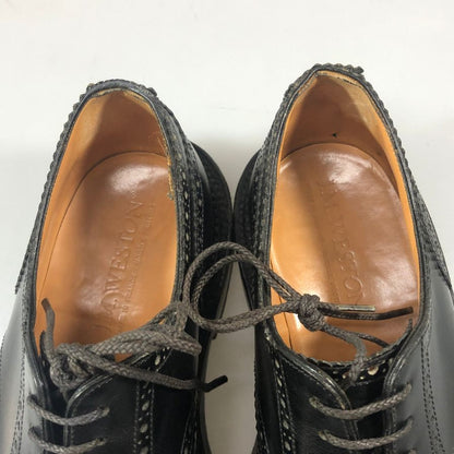 ジェイエムウエストン レザーシューズ ウイングチップ 590 トリプルソールダービー ブラック サイズ5E J.M.WESTON ローファー 約23.5cm【LA】【中古】