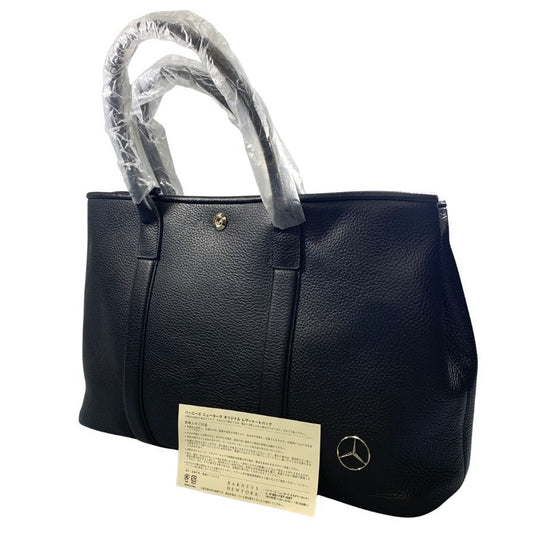 バーニーズニューヨーク メルセデスベンツコラボ トートバッグ グレインレザー ブラック Barneys New York【AFE10】