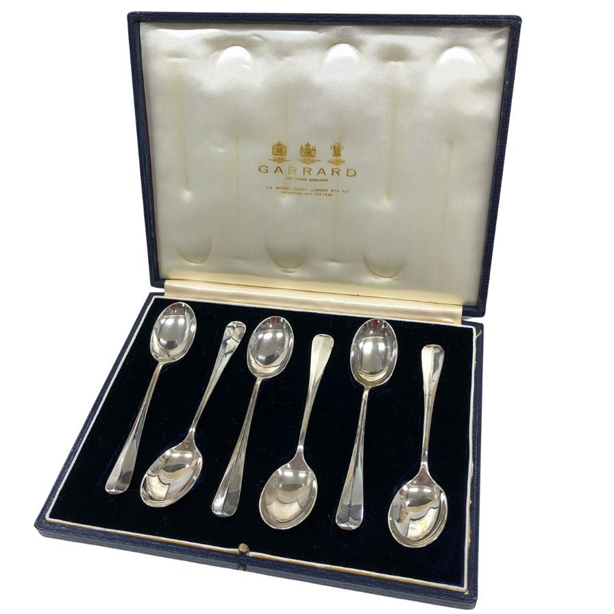 ガラード スプーン 銀 シルバー GARRAD 6本セット【AFI11】【中古】