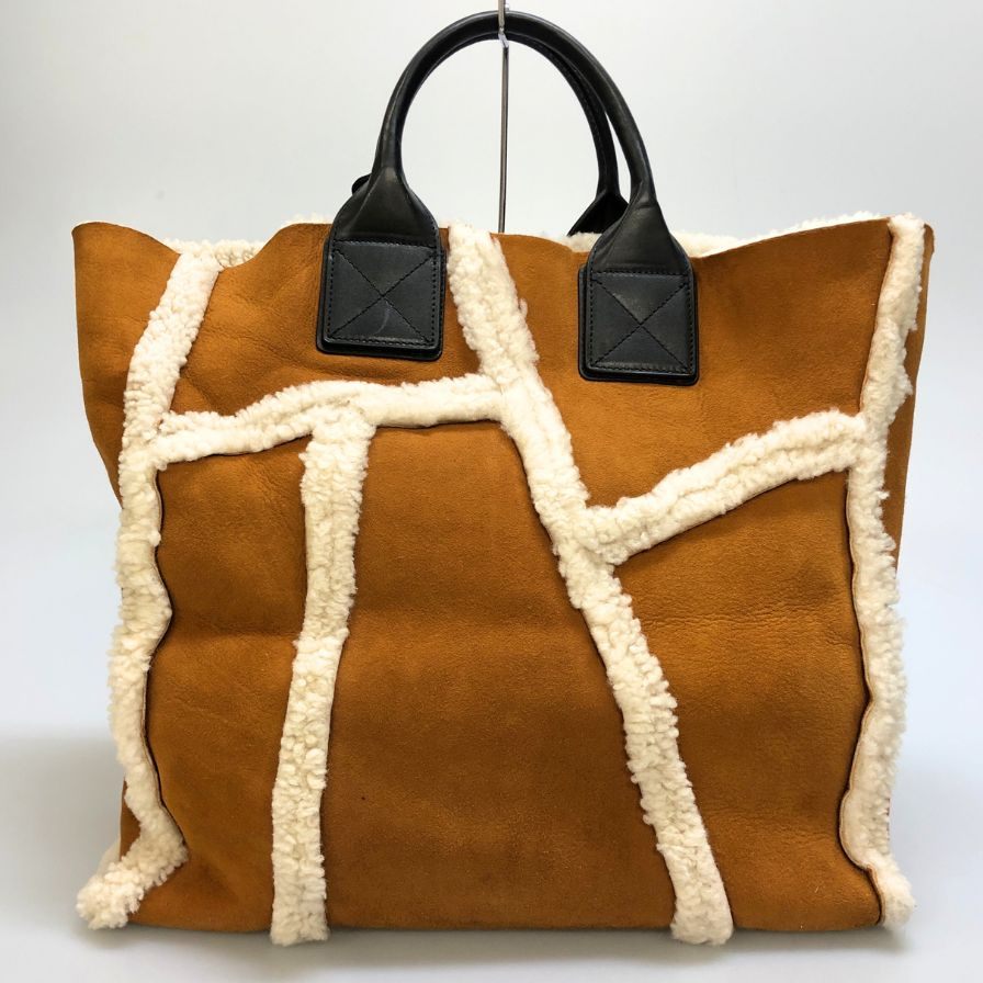 ディーゼル ボア トートバッグ ロゴシャーム付 ユニセックス ブラウン DIESEL【AFE9】