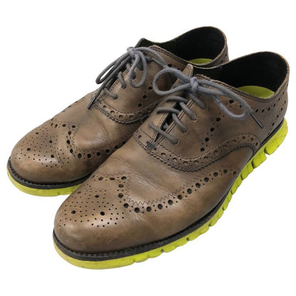 コールハーン レザースニーカー ゼログランド メンズ サイズ9.5 ブラウン C22061 COLE HAAN  zerogrand 約28.0cm【AFC45】