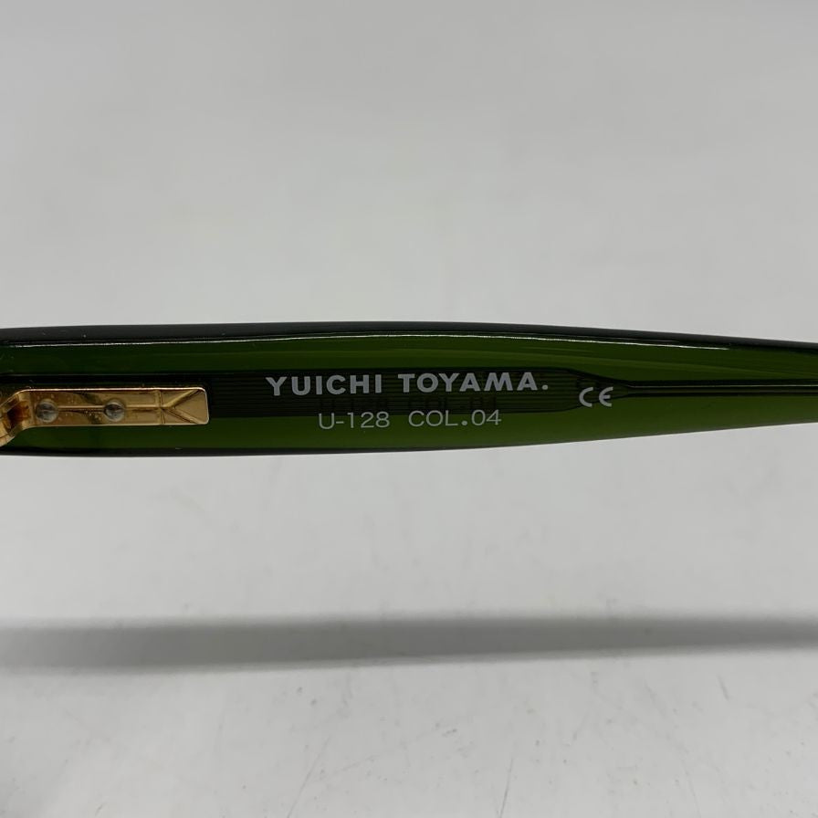 ユウイチトヤマ U-128 メガネ ブラック 74-22 日本製 YUICHI TOYAMA【AFI12】