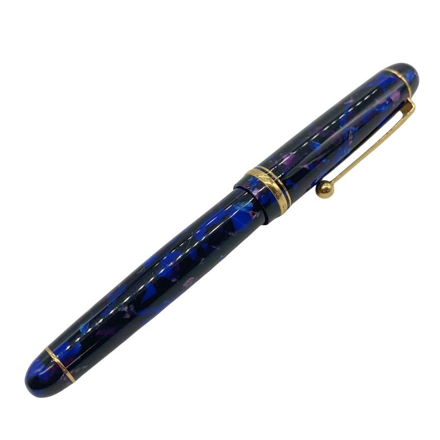 パイロット 万年筆 カスタム マーブル ペン先14K ブルー ゴールド PILOT CUSTOM LE【AFI8】