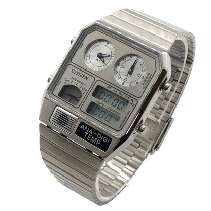 シチズン 腕時計 レコードレーベル クロノグラフ メタリック アナデジテンプ JG2101-51H CITIZEN【AFI3】