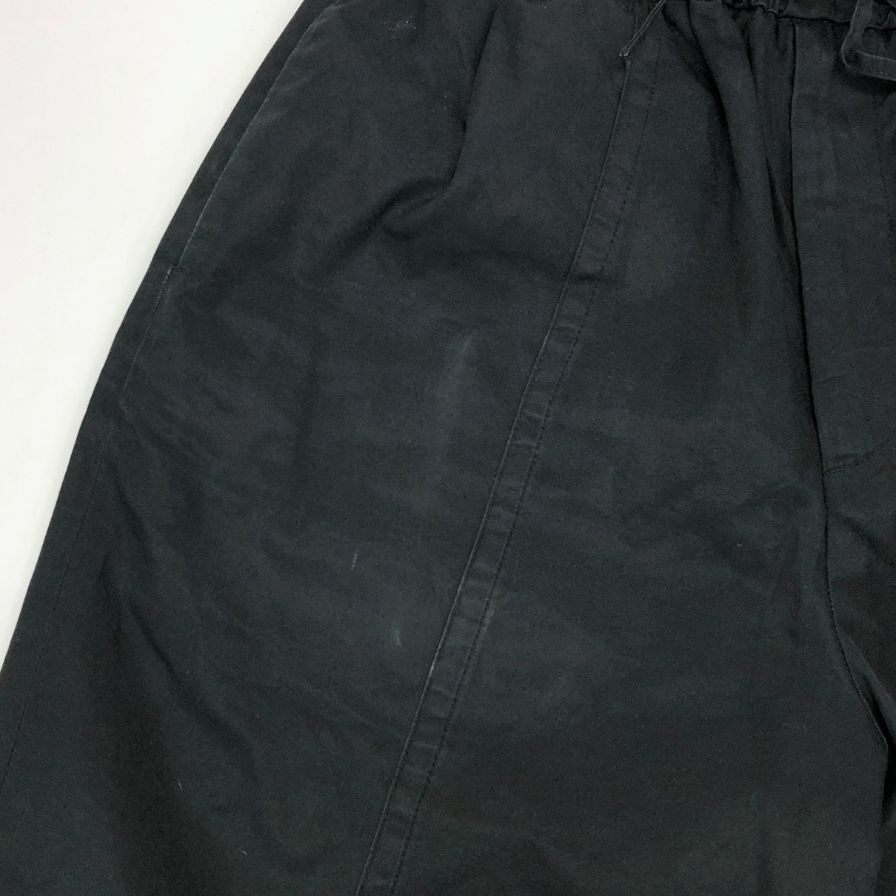 ジルサンダー 20AW ウエストイージーパンツ クロップド JSMR311918 メンズ サイズ46 ブラック JIL SANDER 【AFB47】