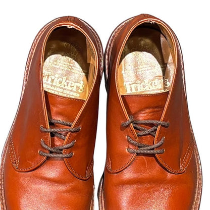 トリッカーズ チャッカブーツ ウィンストン M7468 カーフ ブラウン サイズ6.5 メンズ Tricker's ブーツ 約25.0cm【LA】【中古】