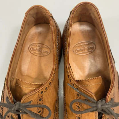 クロケット＆ジョーンズ フルブローグ ダウニング DOWNING 330ラスト メンズ ブラウン サイズUK7.5E  Crockett & Jones 約26.0cm【AFC4】