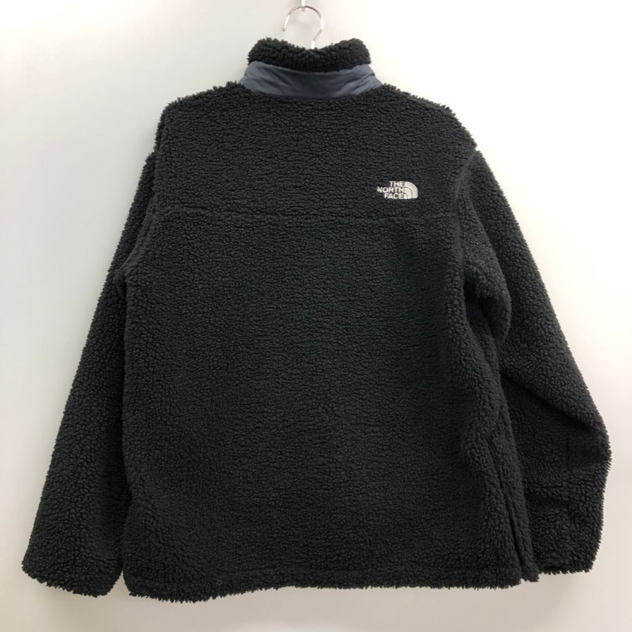 美品◆ザノースフェイス ボアフリースアノラックパーカー リバーシブル NJ4FP56A メンズ サイズ M  ブラック THE NORTH FACE 【AFA17】