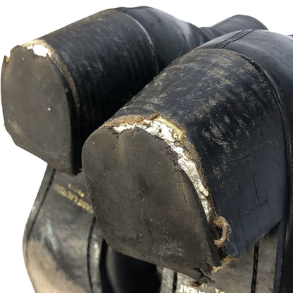 サンローラン パリ ショートブーツ ワイアット60 サイドジップ ブラック メンズ サイズ42 442258 SAINT LAURENT PARIS 約27.0cm【AFD15】