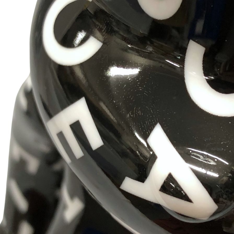 ベアブリック × ケースティファイ メディコムトイ ブラック BE@RBRICK × CASETiFY 10th Anniversary【AFI19】【中古】