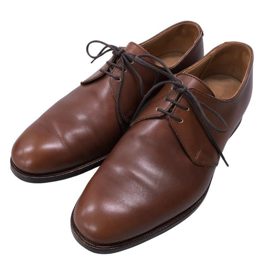 ロイドフットウェア レザーシューズ プレーントゥ  クロケット&ジョーンズ製  ブラウン メンズ サイズ6E Lloyd Footwear 約24.0cm【AFC8】