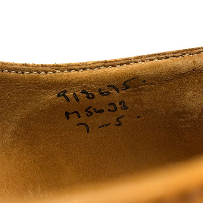 トリッカーズ レザーシューズ ウイングチップ バートン M5633 メンズ サイズ7.5 エイコンアンティーク Tricker’s BOURTON ビジネスシューズ 約26.0cm【LA】【中古】