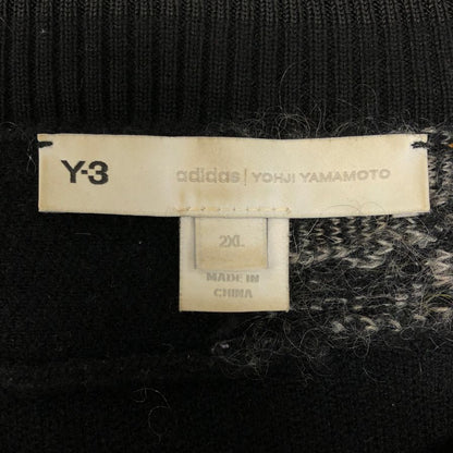 中古◆ワイスリー ニットセーター モヘア混 レディース ブラック系 サイズ2XL Y-3 【AFB29】