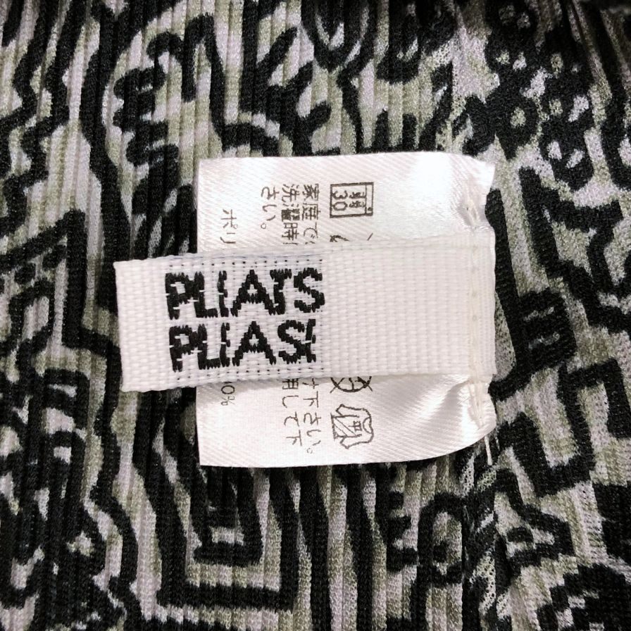 極美品◆プリーツプリーツ イッセイミヤケ ノースリーブワンピース 総柄 サイズ3 レディース PP91-FK342 PLEATS PLEASE ISSEY MIYAKE 【AFB39】