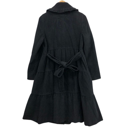 美品◆トゥービーシック ロングコート アンゴラ混 ブラック サイズ42 To Be Chic 【AFA11】