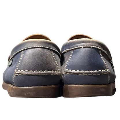 パラブーツ  ローファー コロー クラックレザー ネイビー サイズUK7.5 PARABOOT ビジネスシューズ 約26.5cm【LA】【中古】