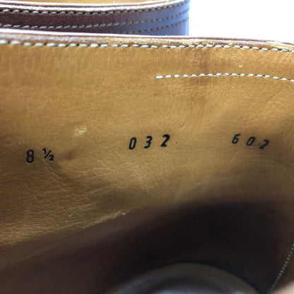 ベルルッティ Uチップ チャッカブーツ 032 602 メンズ ブラウン サイズ 8ハーフ Berluti 約26.5cm【AFC41】