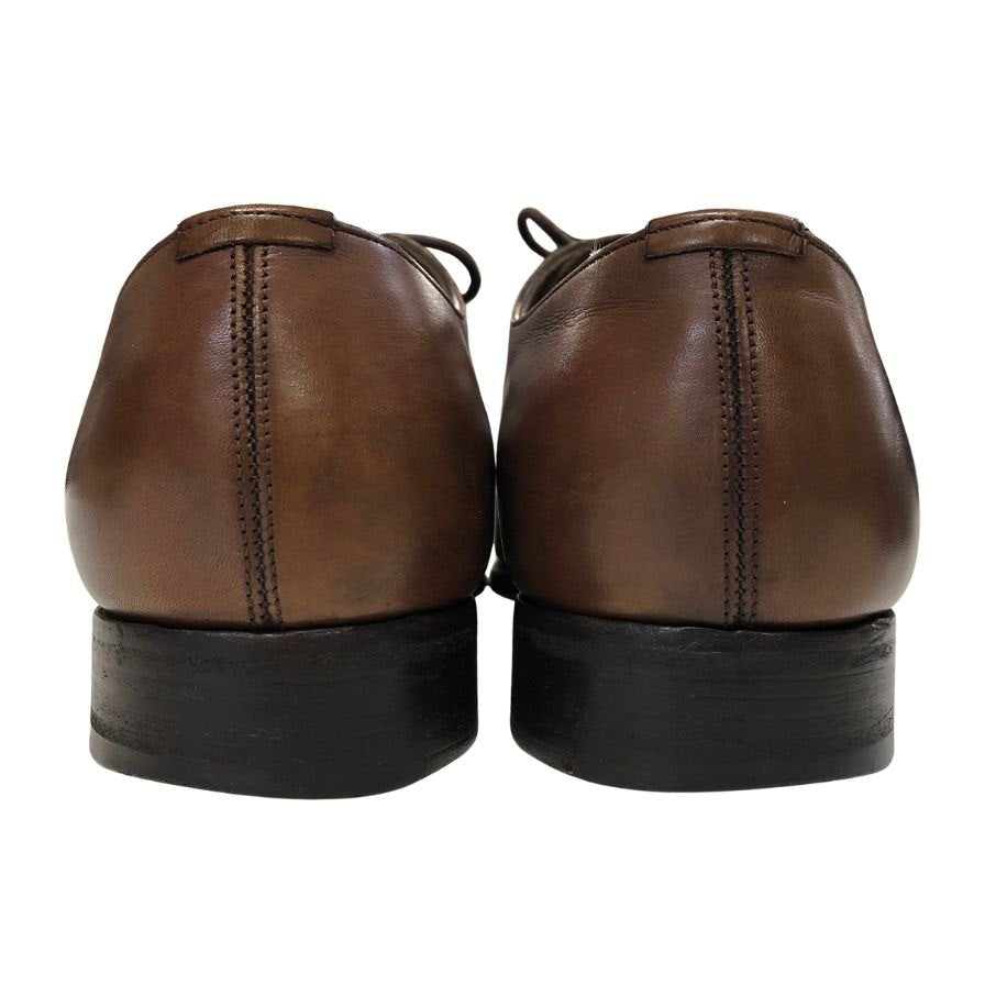 エドワードグリーン レザーシューズ ストレートチップ チェルシー 82ラスト ダークオークアンティーク UK7.5E EDWARD GREEN CHELSEA ビジネスシューズ 約26.0cm【LA】【中古】
