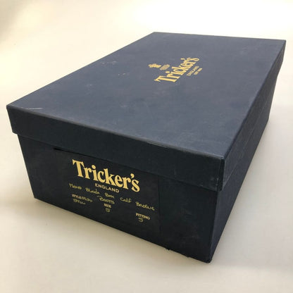 トリッカーズ 5634 ストゥー ウィングチップ メンズ サイズ 5 ブラック Trickers 約24.0cm【AFD9-2】