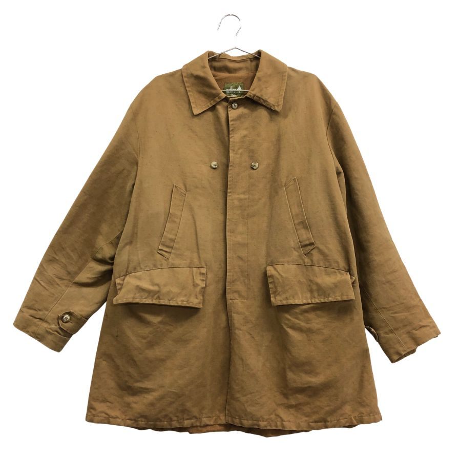 極美品◆メッツ 9301 40-50s ヴィンテージ ハンティング コート コットン ブラウン サイズ54 メンズ フランス製 Mettez 【AFA19】