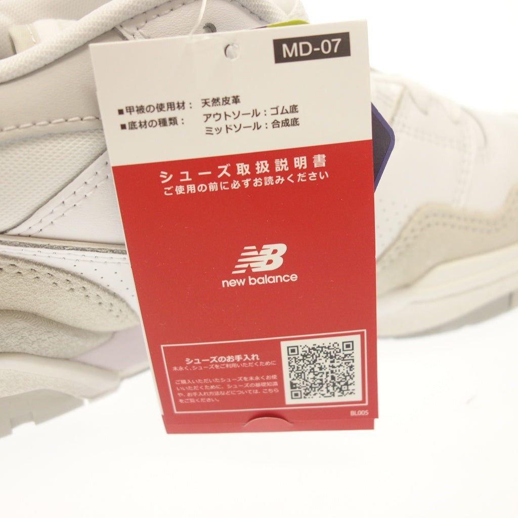 未使用 ◆ New Balance 运动鞋 BB550NCB 28 厘米 男士 白色 &amp; 灰色 new Balance [AFD2] 