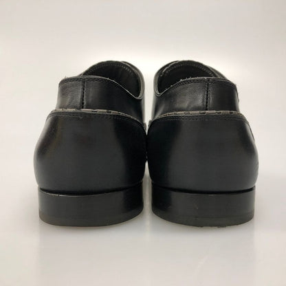 ルイヴィトン レザーシューズ ダービー 外羽根 メンズ サイズ8.5 Ｍ ブラック LOUIS VUITTON 約27.0cm【AFD9-2】