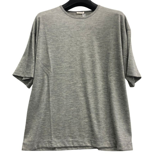 極美品◆キャッシュ＆バルバ カシミヤジャージー キャッシュ Tシャツ カシミヤ100％  グレー レディース サイズ2 cash&barba 【AFB12】