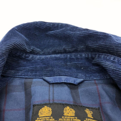 中古◆バブアー ビデイル SL OVERDYED ネイビー メンズ サイズ36 Barbour BEDALE 【AFB42】