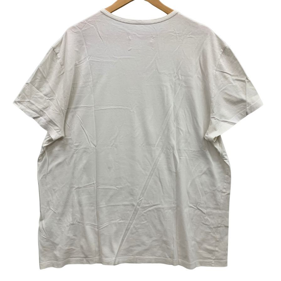 美品◆メゾンマルジェラ10 Tシャツ ロゴ S50GC0669 サイズXL メンズ オフホワイト Martin Margiela 【AFB3】