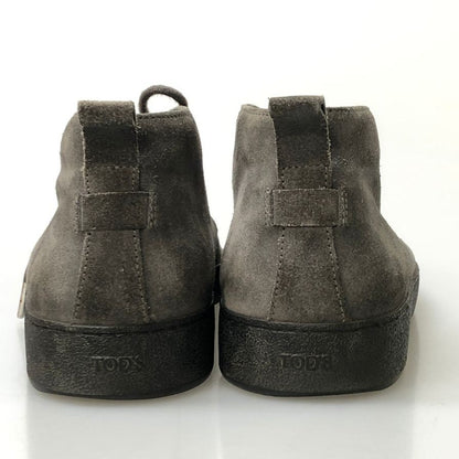 トッズ チャッカブーツ スエード グレー サイズ7.5 Tod's 約26.5cm【AFD6】