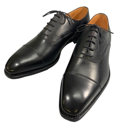 スコッチグレイン ストレートチップ カーフレザー  レースアップシューズ 1716 メンズ ブラック サイズ25.5 SCOTCH GRAIN ビジネスシューズ 約25.5cm【LA】【中古】