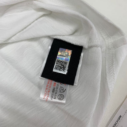 新品同様◆ハイドロゲン Tシャツ  Vネック ロゴ デザイン コットン ホワイト XS HYDROGEN 【AFB16】