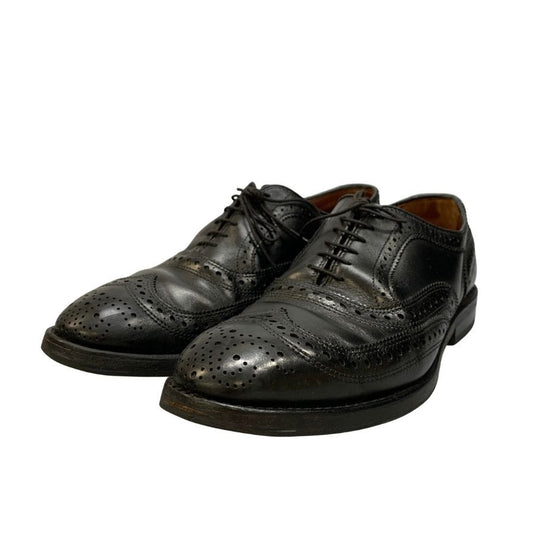 アレンエドモンズ レザーシューズ マカリスター ウイングチップ カーフ ブラック サイズ6.5 Allen Edmonds McAllister 約24.5cm【AFD9-2】