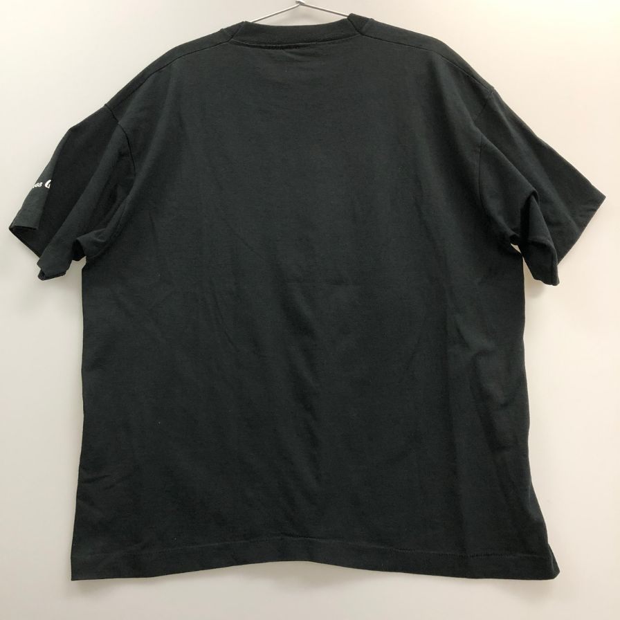 中古◆スクリーンスターズ Tシャツ 92年製 パンプキン USA製 ブラック メンズ サイズXL SCREEN STARS wellness week 【AFB43】
