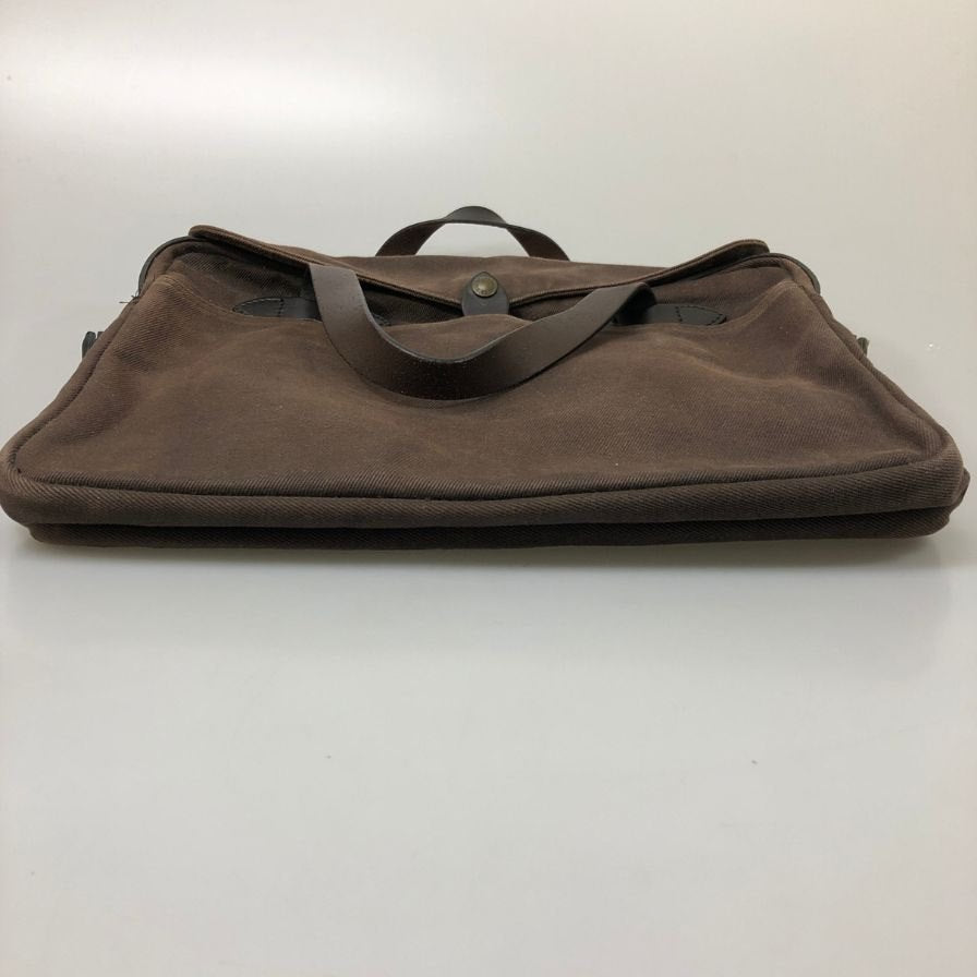 フィルソン バッグ ブリーフケース キャンバス レザー ブラウン系 FILSON【AFE8】