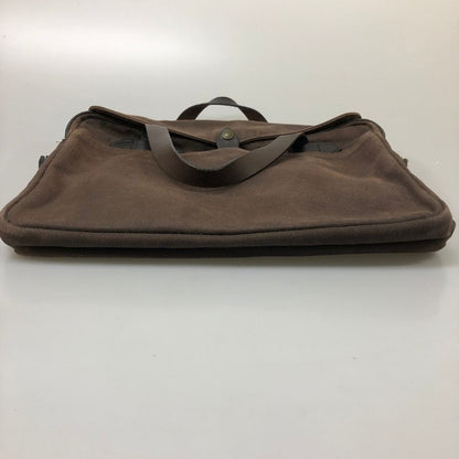 フィルソン バッグ ブリーフケース キャンバス レザー ブラウン系 FILSON【AFE8】
