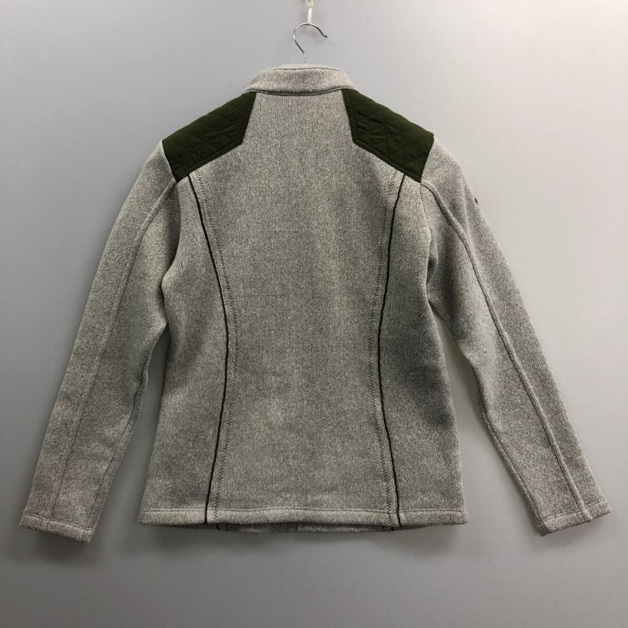 美品◆モンベル コリア ハーフジップ トップス レディース サイズM 160-170cm グレー mont-bell 【AFB26】