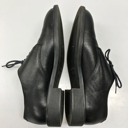 バリー レザーシューズ プレーントゥ 57351 メンズ ブラック サイズ8 BALLY 約26.5cm【AFC8】