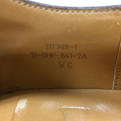 ジェイエムウエストン レザーシューズ Uチップ 641 ゴルフ カーフ タン ブラウン サイズUK5.5C J.M.Weston 約24.5cm【AFC3】