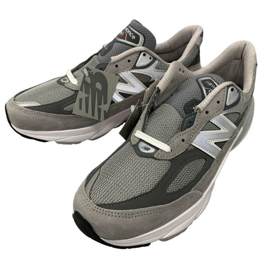 ニューバランス ローカットスニーカー M990GL6 メッシュ スウェード グレー メンズ サイズ28cm New Balance 約28.0cm【AFD3】