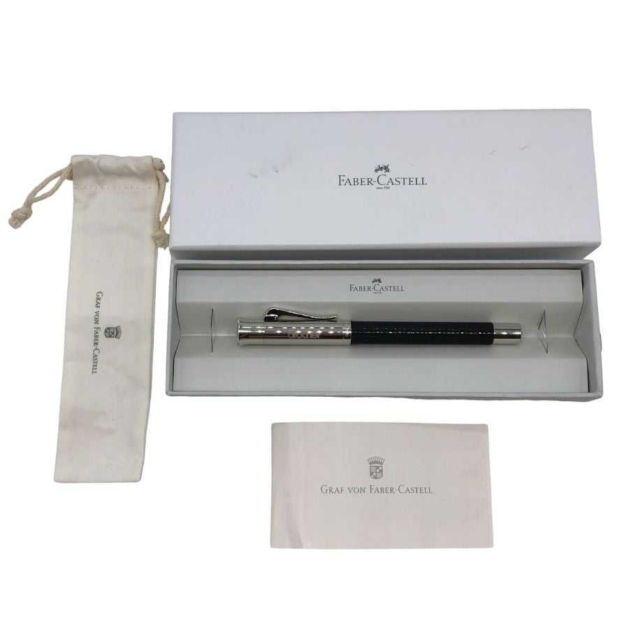 ファーバーカステル ボールペン 伯爵コレクション ギロシェ ブラック×シルバー ユニセックス FABER CASTELL【AFI5】