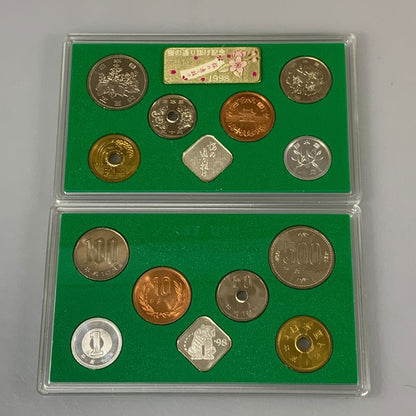 【10セット】大蔵省造幣局 桜の通り抜け 貨幣セット 銀メダル付随 1993・1994・1995・1996・1997・1998・1999 額面666円 MINT SET【AFI13】【中古】