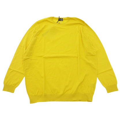 Like new ◆ DRUMOHR Knit Cotton Men's Size 56 Yellow DRUMOHR [AFB15] 