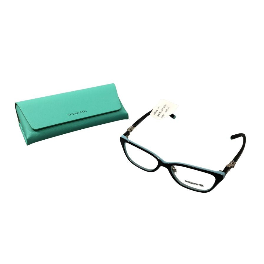 ティファニー メガネ フレーム ウェリントン ハードウェア ブルー×ブラック TF 2229-F 8055 53□15 140 Tiffany＆Co.【AFI2】
