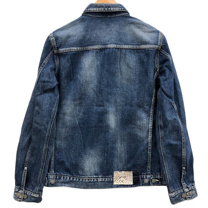 中古◆ヴィズヴィム ビズビム  ソーシャルスカルプチャー デニム ジャケット 101 パイソンタグ メンズ インディゴ サイズ2 VS0001827 visvim 【AFB19】